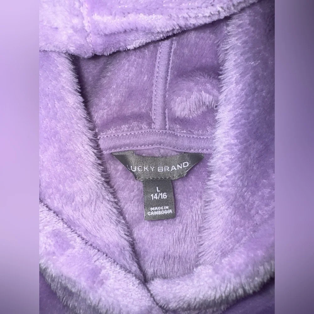 Lucky Brand Purple Fleece Jacket